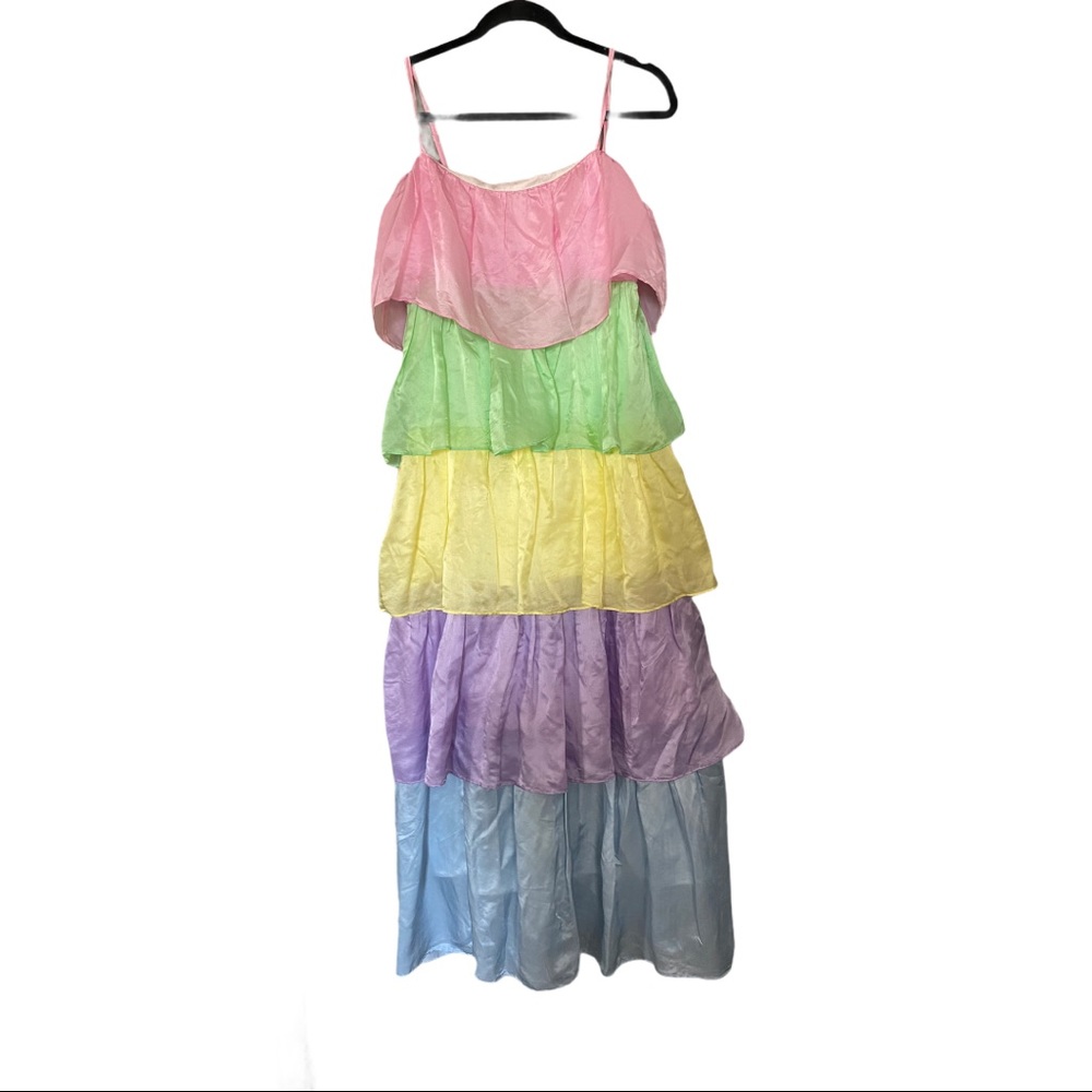 Olivia Rubin Rainbow Cici Maxi dress - Picture 4 of 5